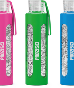 Alternative view of ΓΥΑΛΙΝΗ ΦΙΑΛΗ 550ML ART GLASS BOTTLE - PROZIS