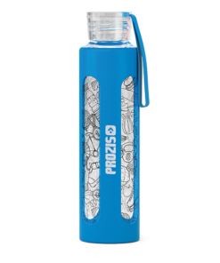 ΓΥΑΛΙΝΗ ΦΙΑΛΗ 550ML ART GLASS BOTTLE - PROZIS