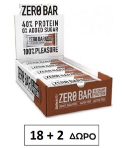 ZERO BAR BOX 20X50GR - BIOTECH - 18+2BARS ΔΩΡΟ