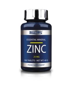ZINC 25MG 100TABS - SCITEC