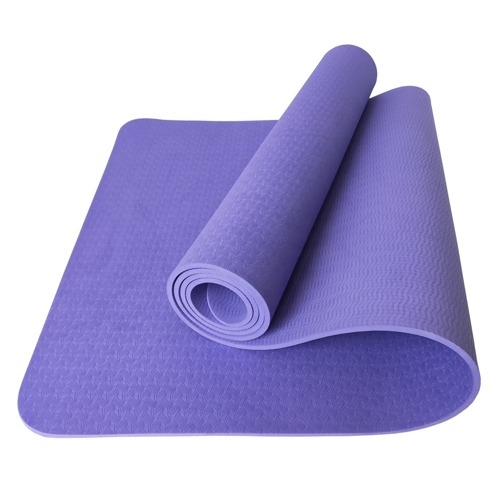 Eco Yoga Mat (Maroon & Charcoal) for Pilates