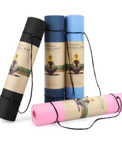 Alternative view of ΣΤΡΩΜΑ YOGA-PILATES TPE MAT ECO-FRIENDLY - SPORTFIT + ΔΩΡΟ ΛΟΥΡΑΚΙ ΜΕΤΑΦΟΡΑΣ