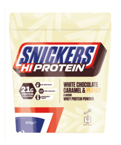 SNICKERS PROTEIN POWDER 875GR – WHITE CHOCOLATE CARAMEL & PEANUT
