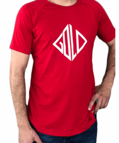 Alternative view of T-SHIRT GOLD RED - GOLD TOUCH - MEDIUM