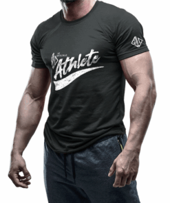Alternative view of T-SHIRT ATHLETE BLACK - GOLD TOUCH