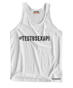 STRINGER VEST #TESTOSEXAPI - GOLD TOUCH - LARGE