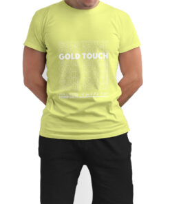 Alternative view of T-SHIRT URBAN ATHLETE BLUE - GOLD TOUCH