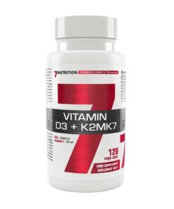 VITAMIN D3 + K2MK7 120VCAPS - 7NUTRITION