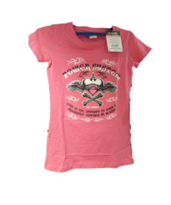 HEART BRAKER T-SHIRT PINK- POWERSYSTEM - MEDIUM