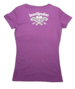Alternative view of HEART BRAKER T-SHIRT PURPLE - POWERSYSTEM - MEDIUM