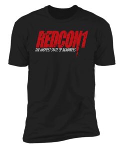 REDCON1 BLACK RED LOGO TSHIRT - REDCON1