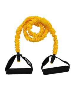 ΛΑΣΤΙΧΟ ΑΝΤΙΣΤΑΣΗΣ 4,5KG ΜΕ ΛΑΒΕΣ ΚΑΙ ΚΑΛΥΜΜΑ (TUBE BAND - FABRIC COVER) - SPORTFIT - ΚΙΤΡΙΝΟ