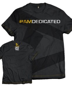 BLACK D LOGO PREMIUM T-SHIRT - DEDICATED