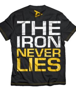 Alternative view of THE IRON NEVER LIES PREMIUM T-SHIRT - DEDICATED