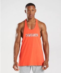 APOLLO INFILL STRINGER - GYMSHARK - ORANGE
