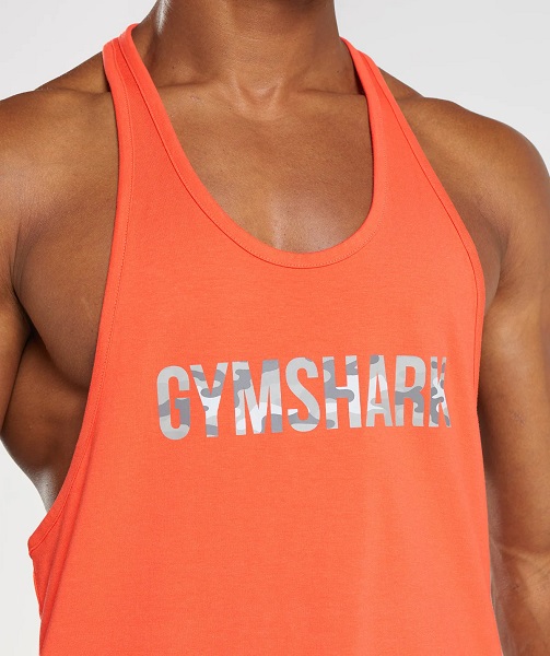 Gymshark Bold Stringer - Aerospace Orange