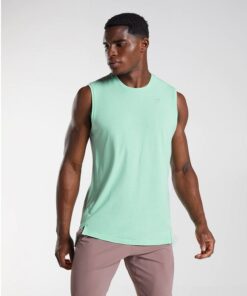 STUDIO TANK - GYMSHARK - PASTEL GREEN