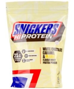 SNICKERS PROTEIN POWDER 455GR – WHITE CHOCOLATE CARAMEL & PEANUT