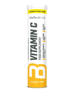 VITAMIN C EFFERVESCENT 20TABS - BIOTECH - LEMON