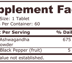 Alternative view of ASHWAGANDHA ORGANIC 60CAPS - PN