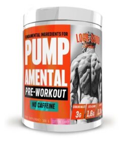 PUMPAMENTAL PRE-WORKOUT 300GR - NO CAFFEINE – LOOK GOOD NAKED – LEMON