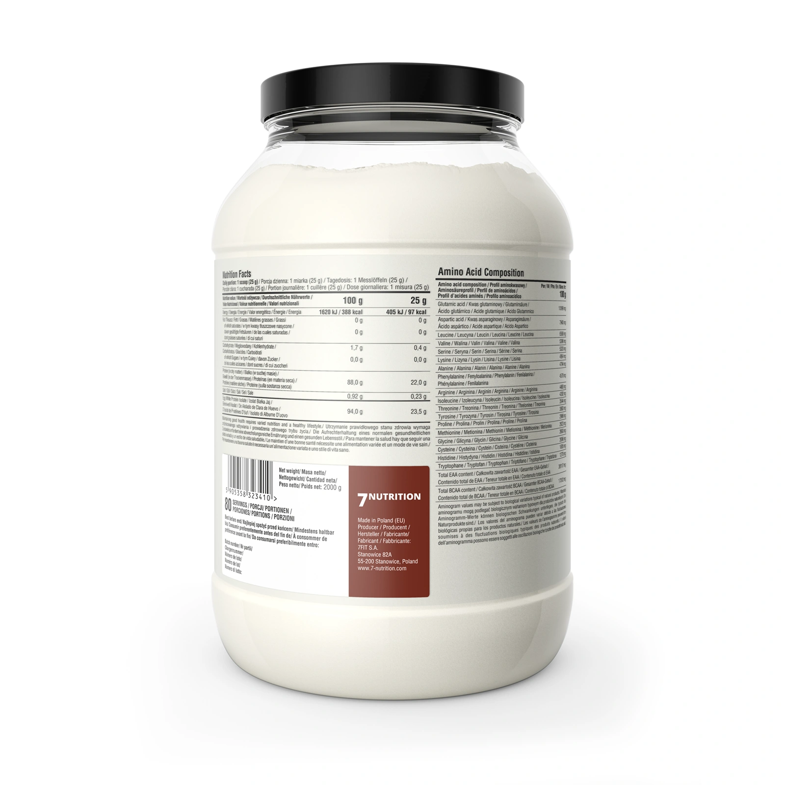 EGG PROTEIN ISOLATE 2KG - 7NUTRITION - Image 3