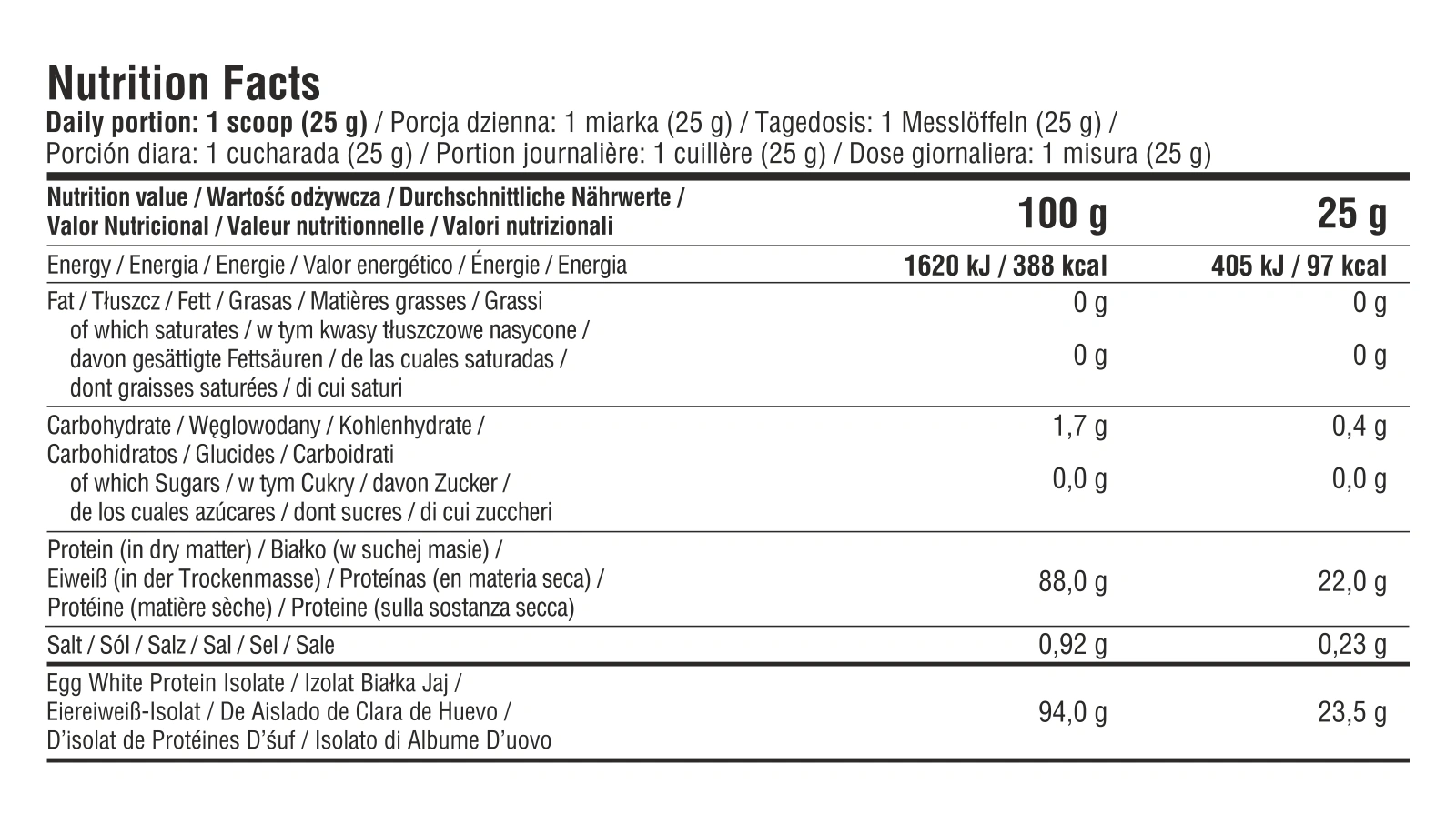 EGG PROTEIN ISOLATE 2KG - 7NUTRITION - Image 4